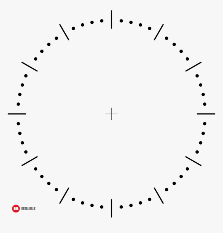 Циферблат без стрелок
