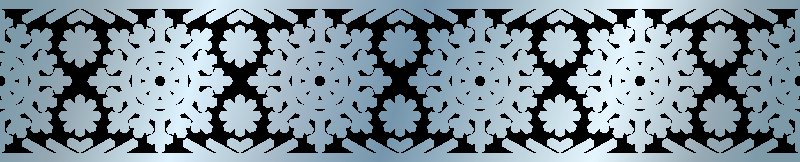 Снежный орнамент