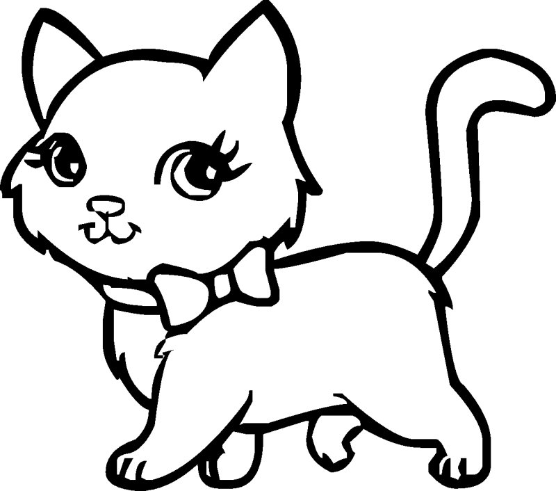 Раскраска кот