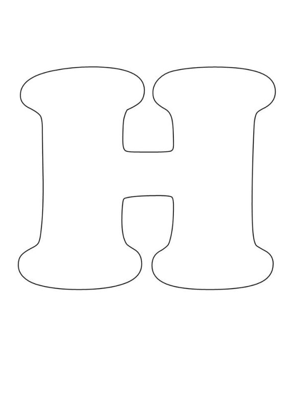 Трафарет букв