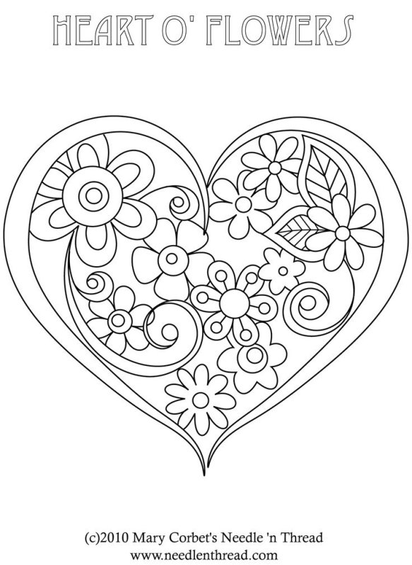 Трафарет для квиллинга