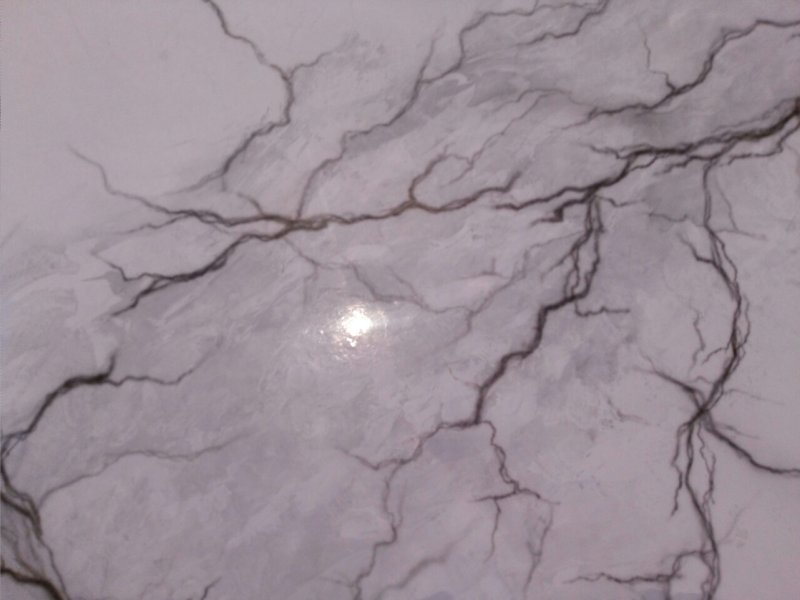 Венецианская штукатурка под белый мрамор с прожилками