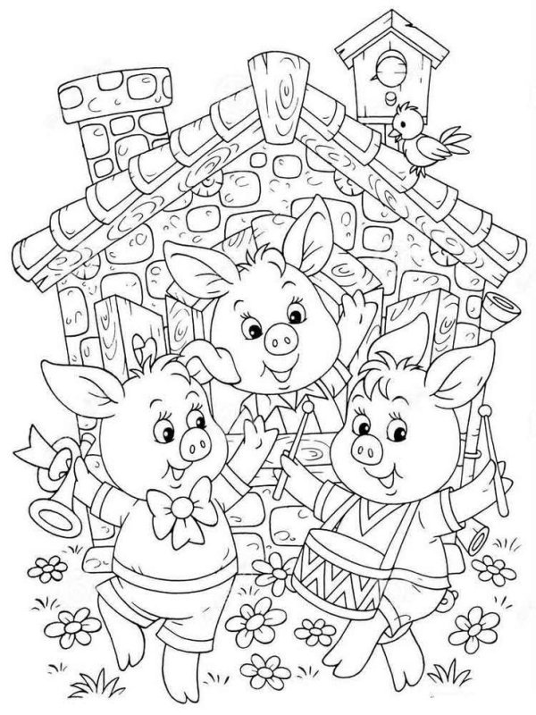 Сказка три поросенка Ниф Ниф