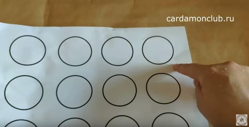 Трафарет для отсадки зефира