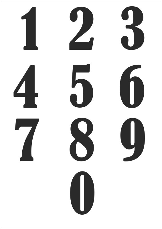 Крупные цифры