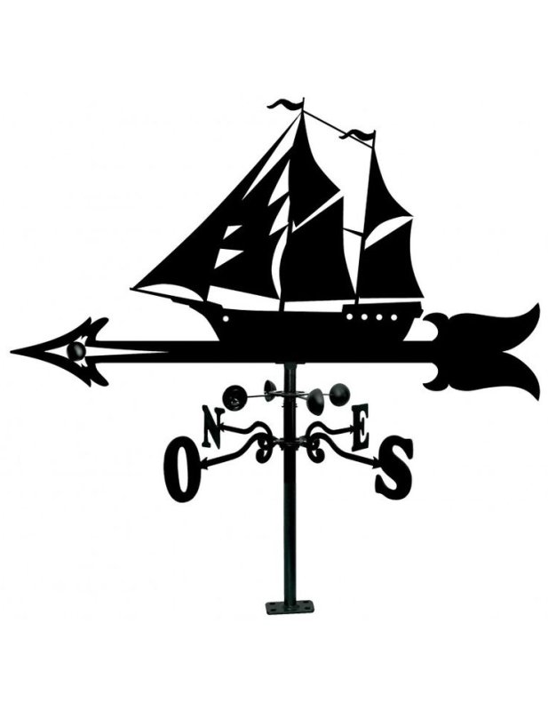 Флюгер на крышу корабль