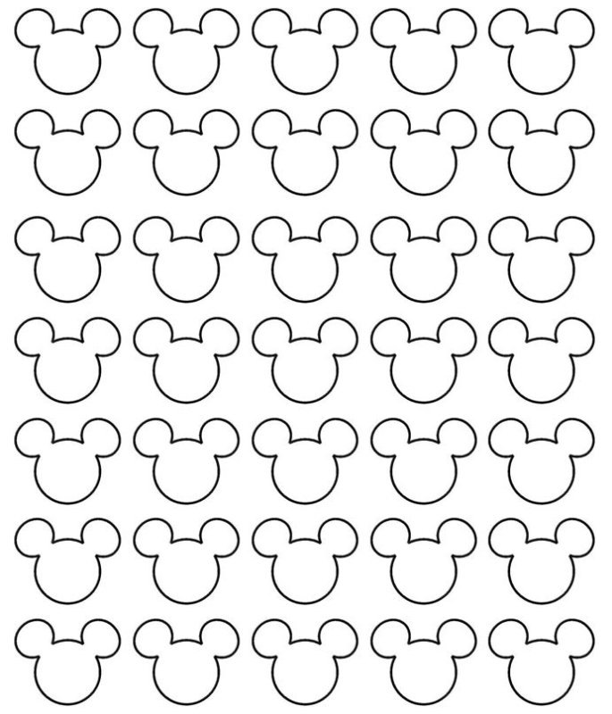 Трафарет для макаронс 4.5 см