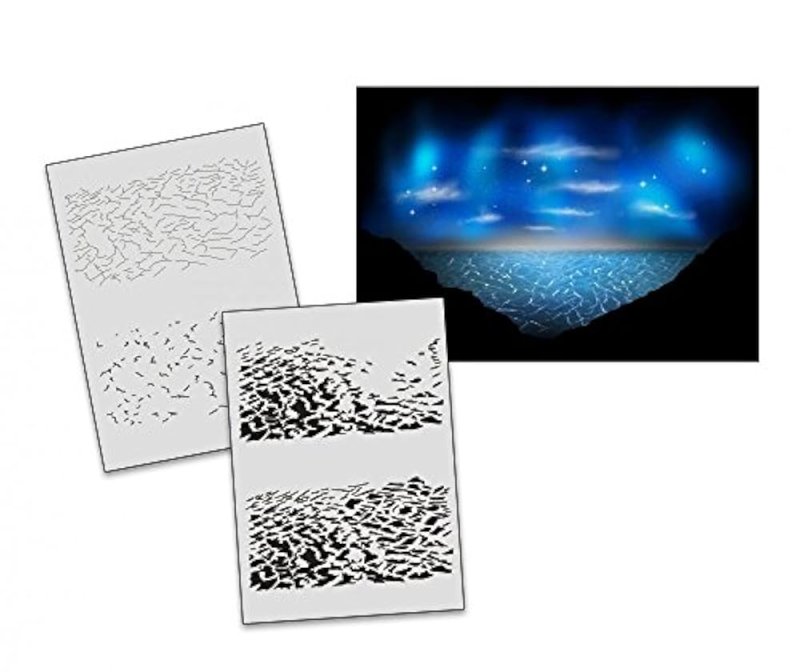 Трафареты для аэрографа