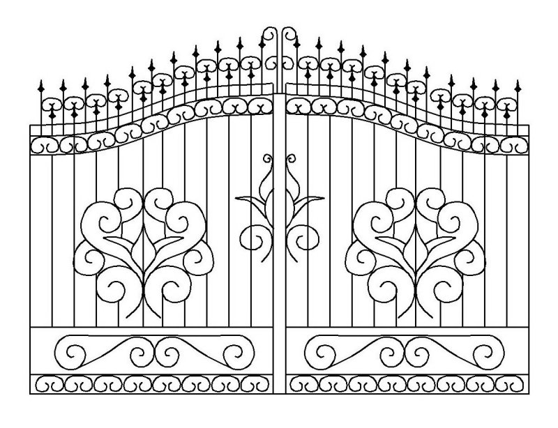 Ажурные ворота