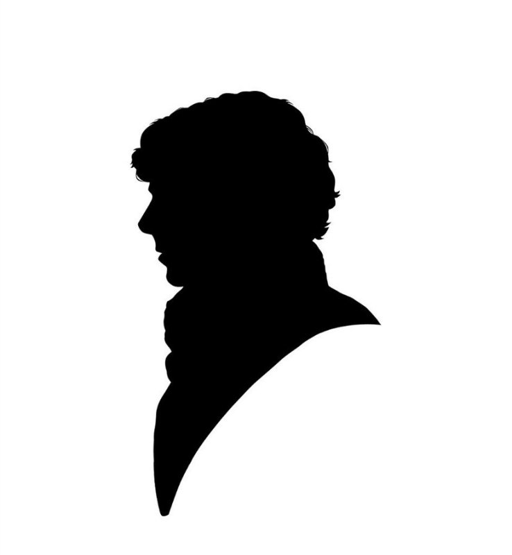 Шерлок силуэт Бенедикт