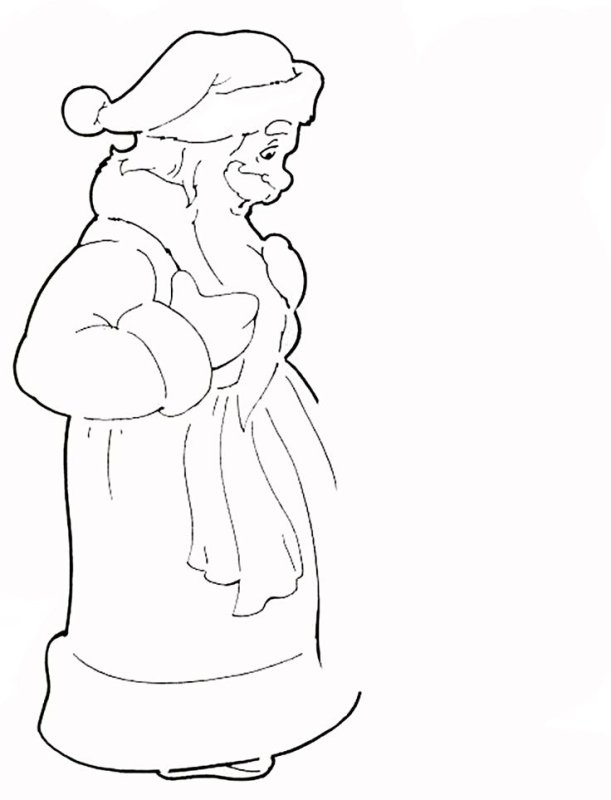 Вытынанка Морозко