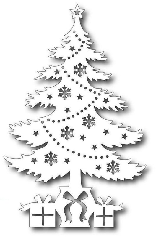 Трафарет "елка"