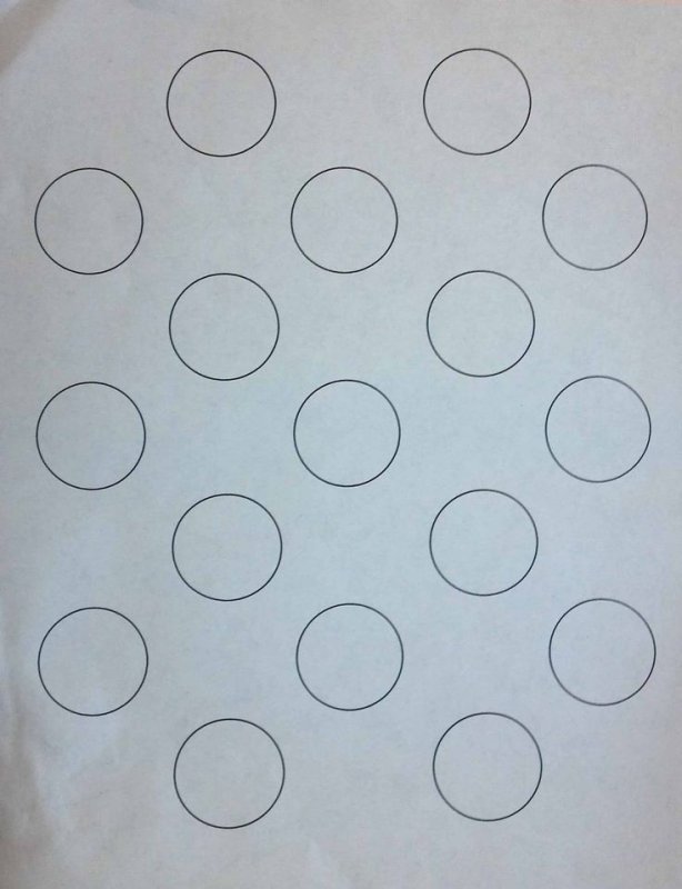 Трафарет для макаронс диаметр 4 см