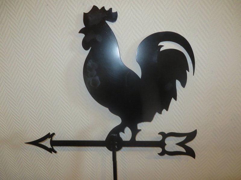 Флюгер петух ral9005