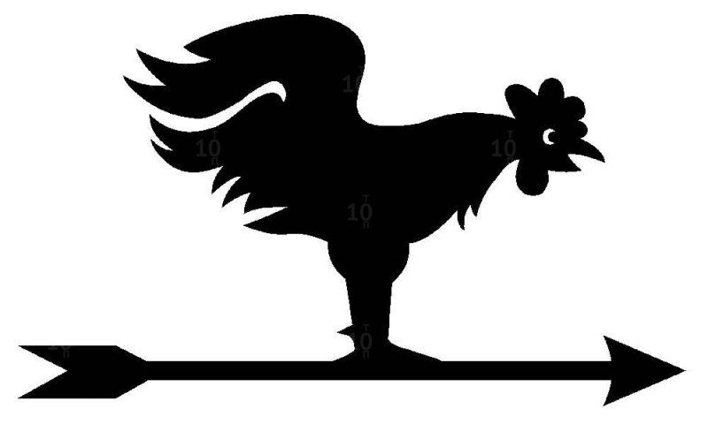 Флюгер трафарет