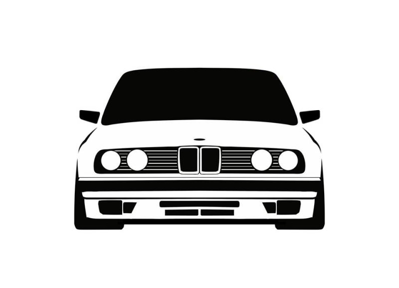 BMW е34 в векторе