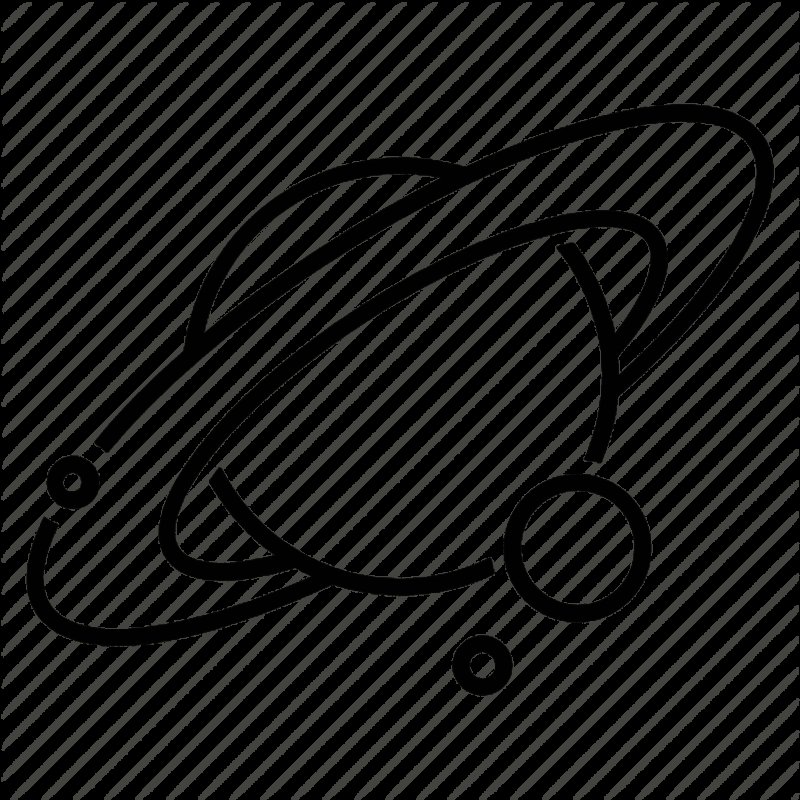 Планета Сатурн на белом фоне