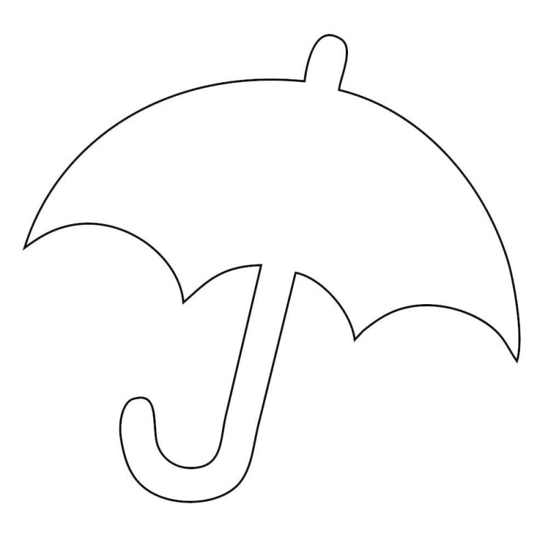 Зонт раскраска для детей