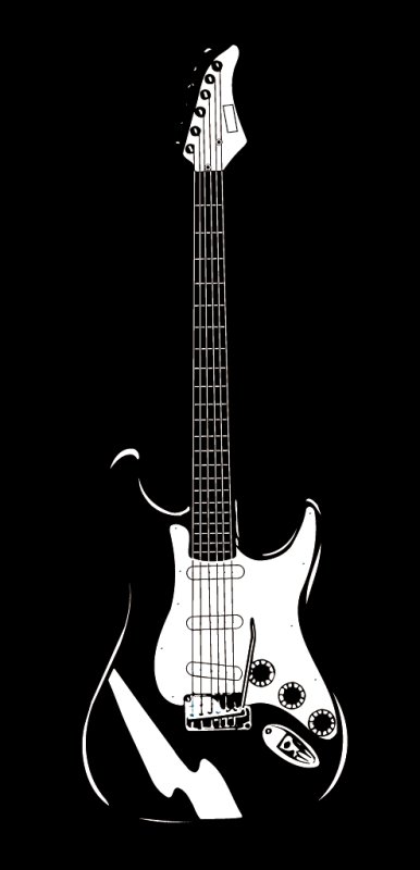 Гитара рисунок