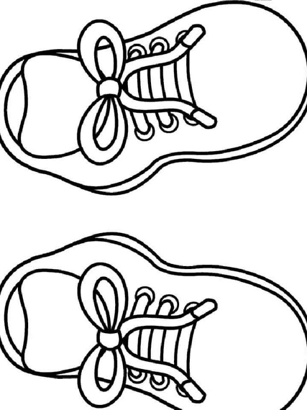 Обувь трафареты для детей