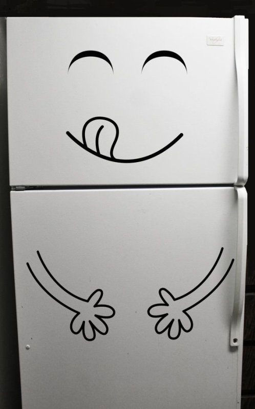 Трафареты для украшения холодильника