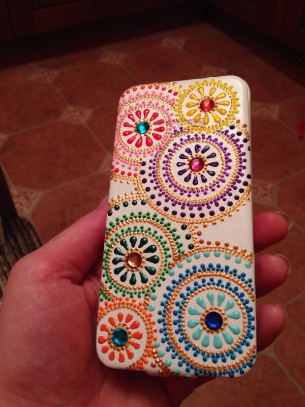 Декор чехла для телефона своими