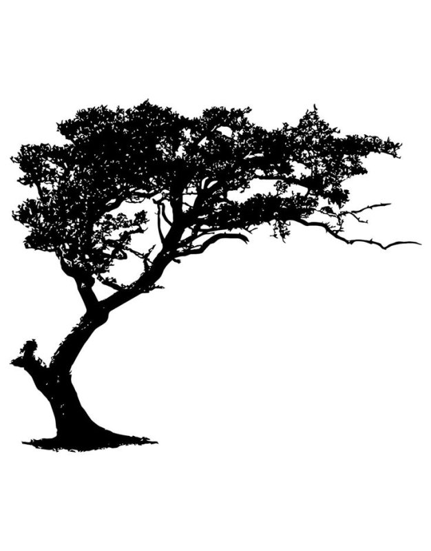 Трафарет "дерево"