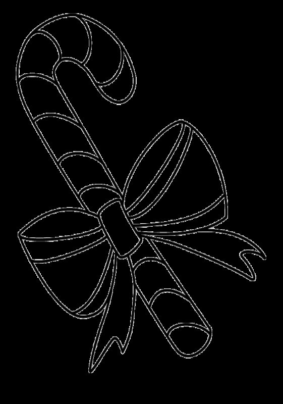 Новогодний леденец раскраска