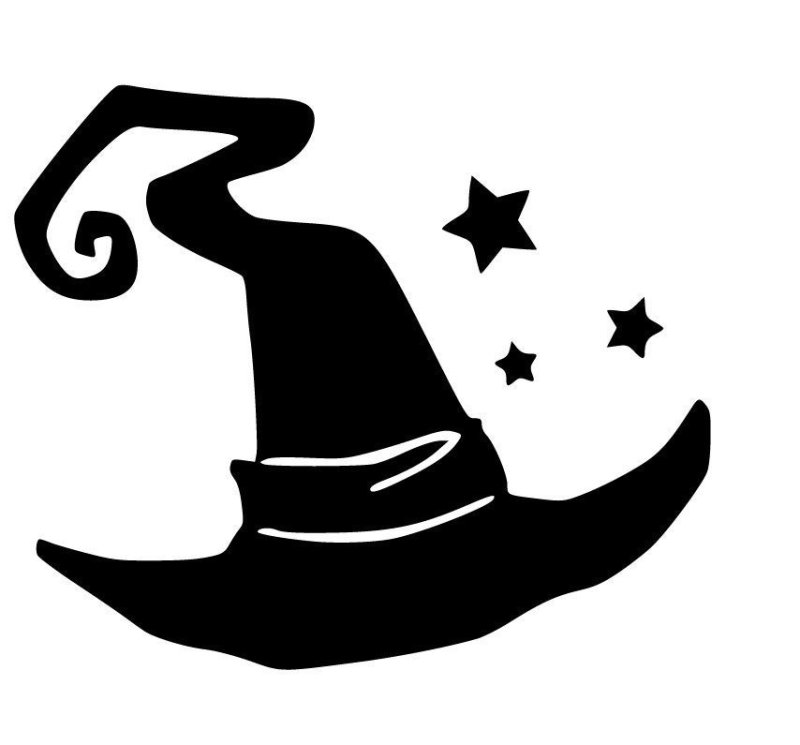 Шляпа ведьмы на Хэллоуин