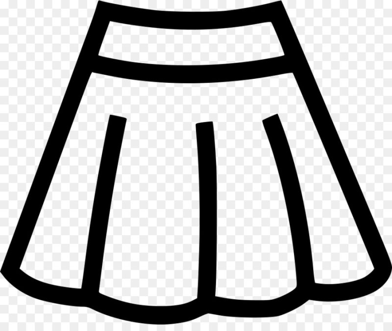 Юбка контур