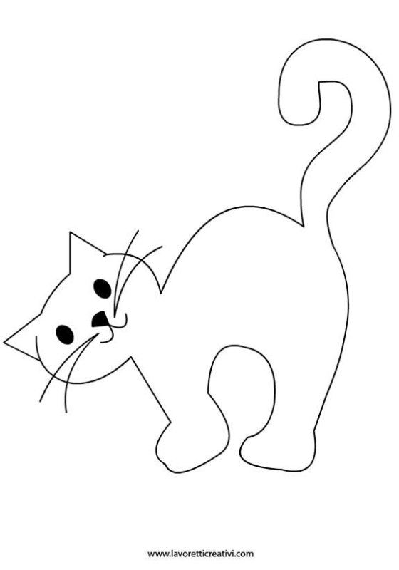 Аппликация "котик"