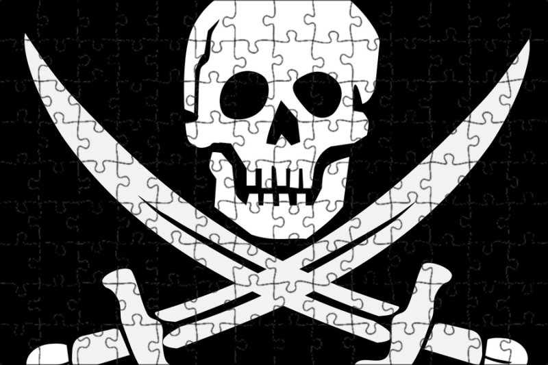 Пиратские череп и кости