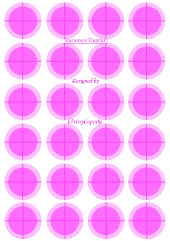 Трафарет для макаронс а4 диаметр 4