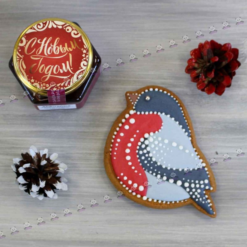 Имбирный пряник "Снегирь"