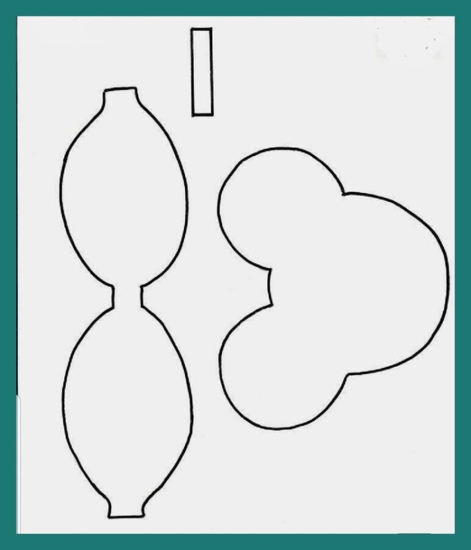 Шаблоны для бантиков для печати