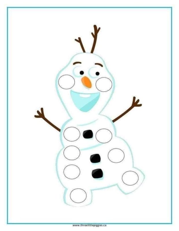 Пластилиновые заплатки для детей зимние