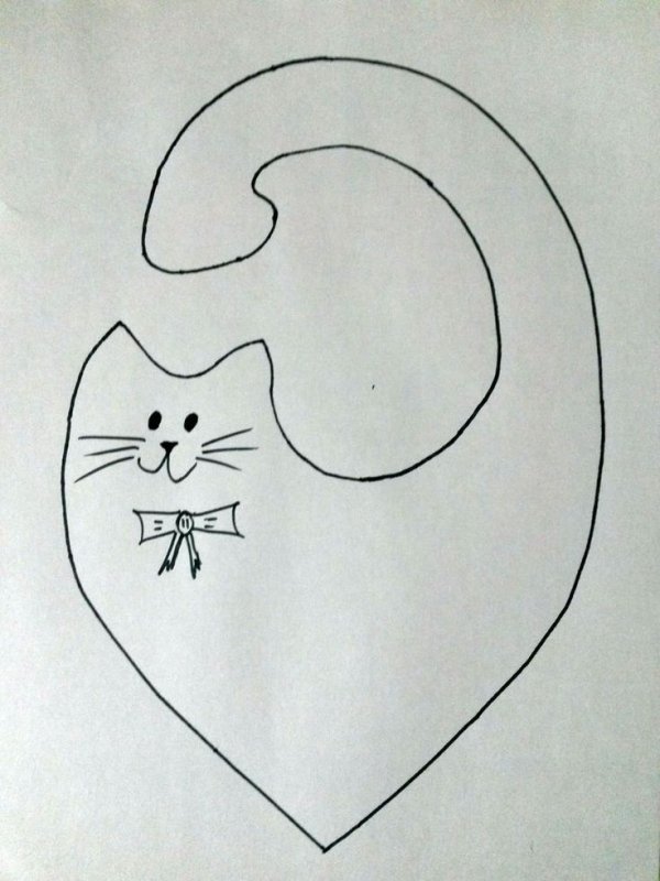 Котики из ткани