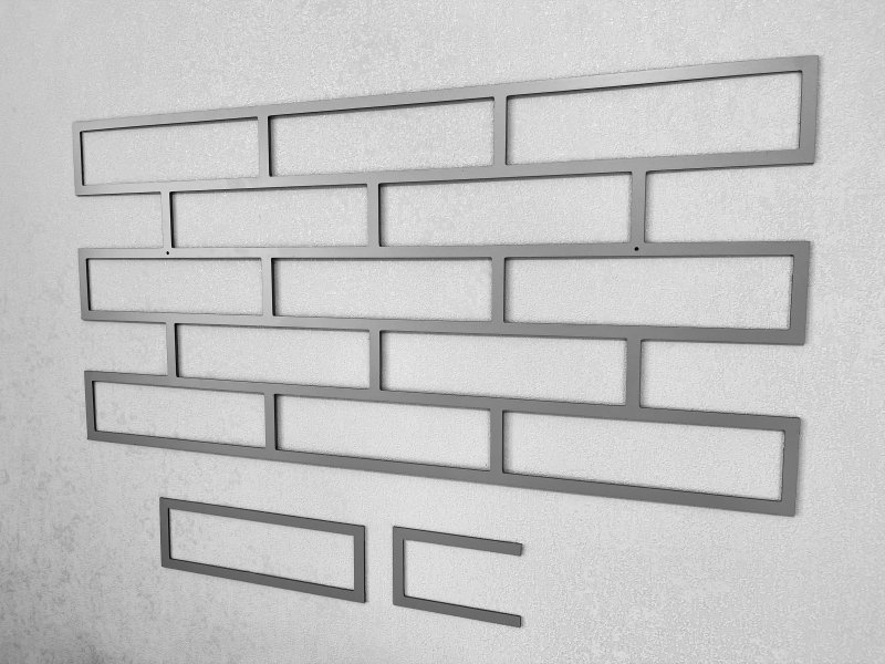 Трафарет для имитации кирпичной кладкb