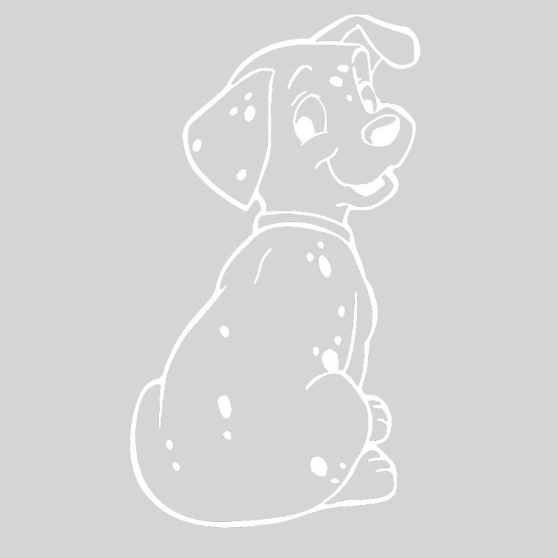 Трафарет щенка