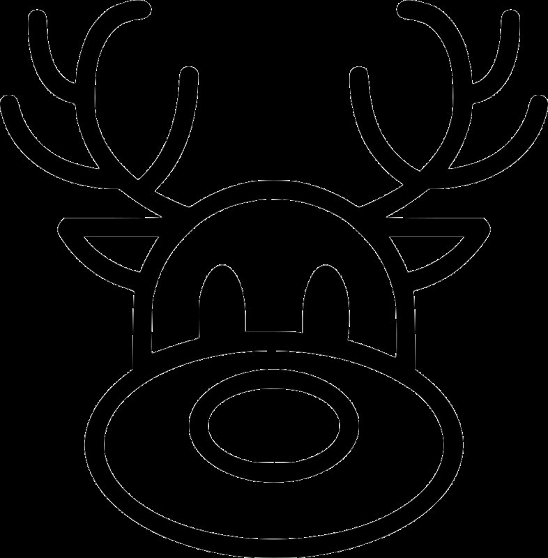 Картинки оленя для срисовки