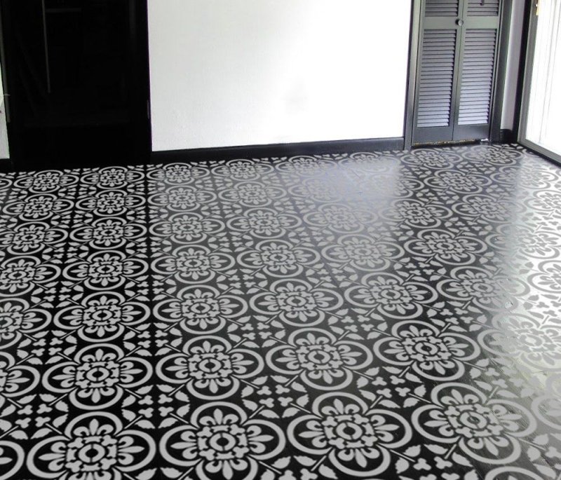 Трафарет для покраски пола