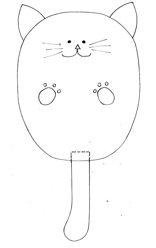 Выкройка котика
