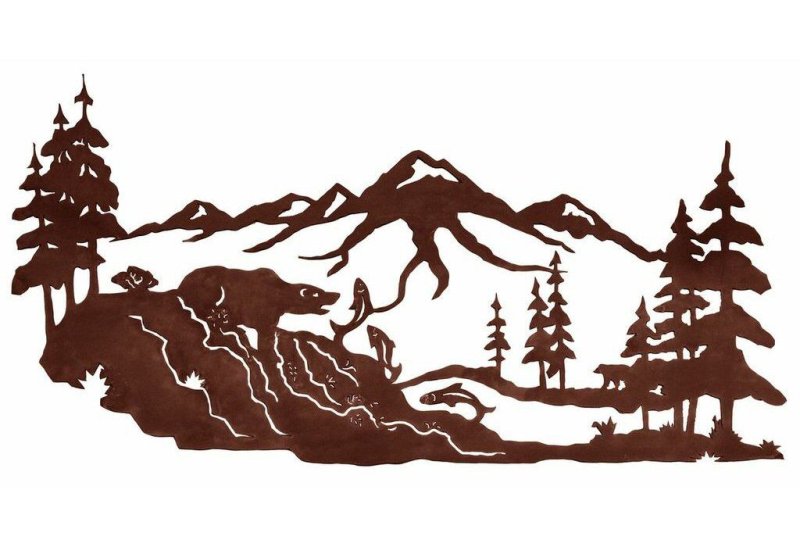 Трафарет природа