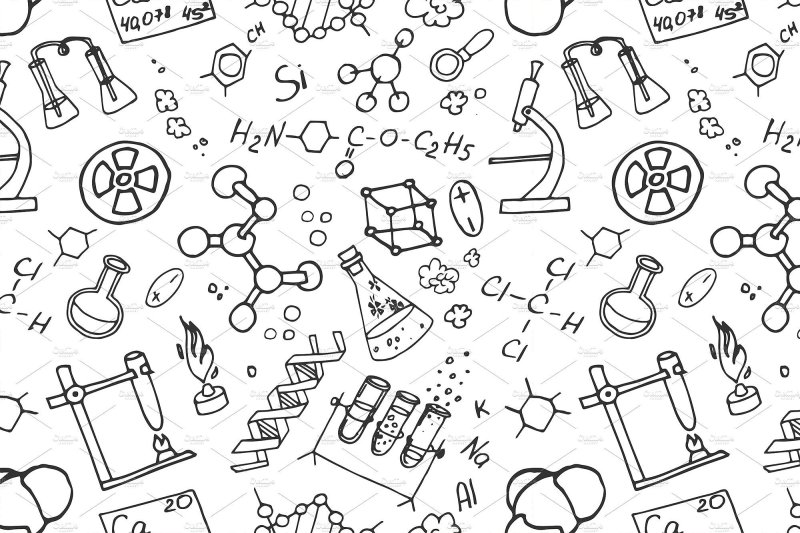 Химия рисунки для срисовки