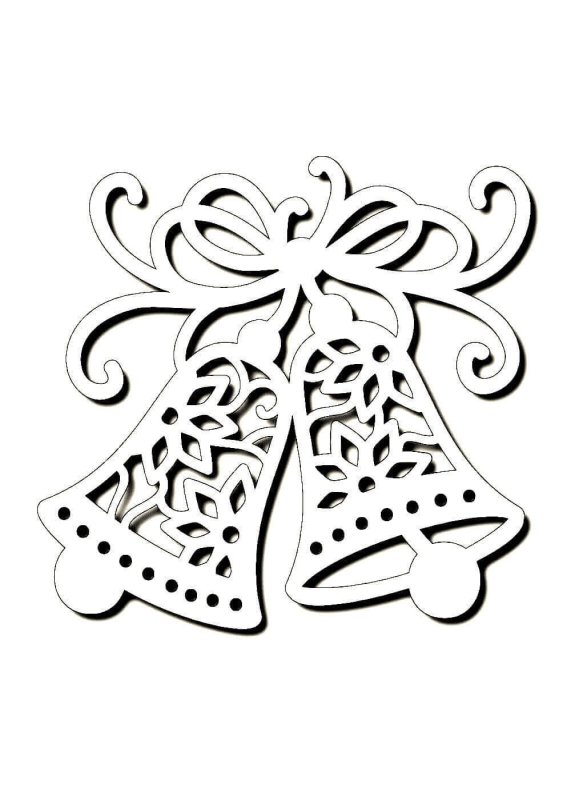 Трафарет "колокольчики"