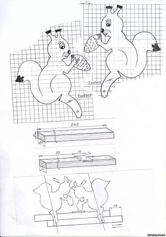 Чертежи деревянных игрушек