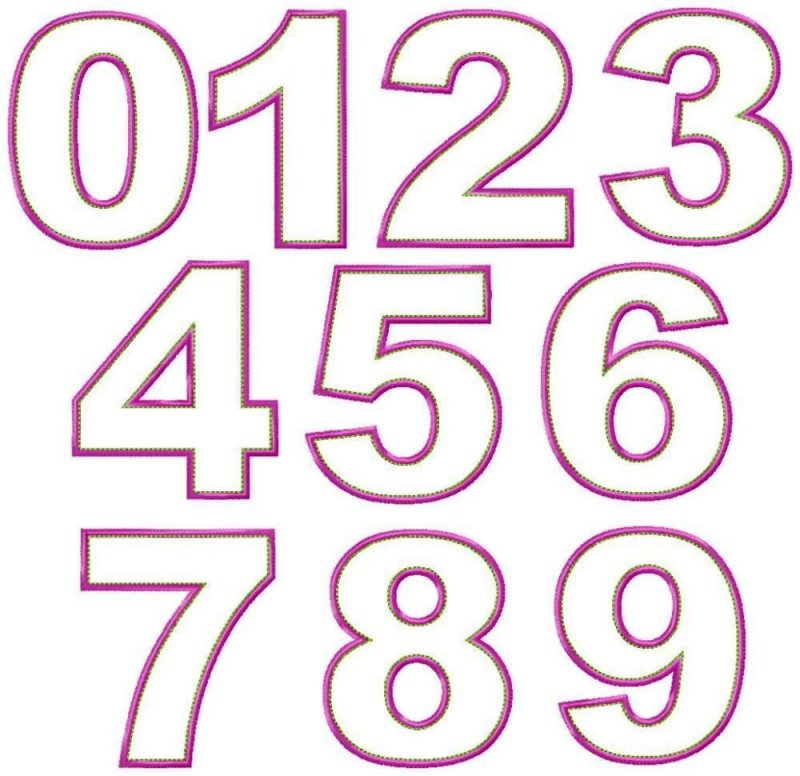 Красивые цифры