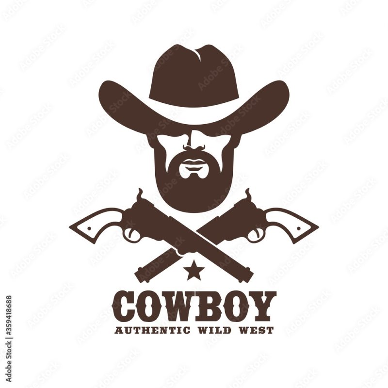 Трафарет вестерн