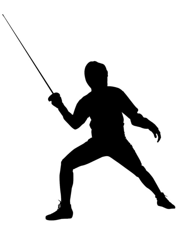 Фехтовальщики черные