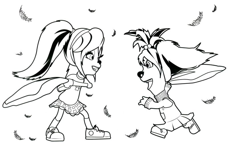 Лиза Барбоскина раскраска